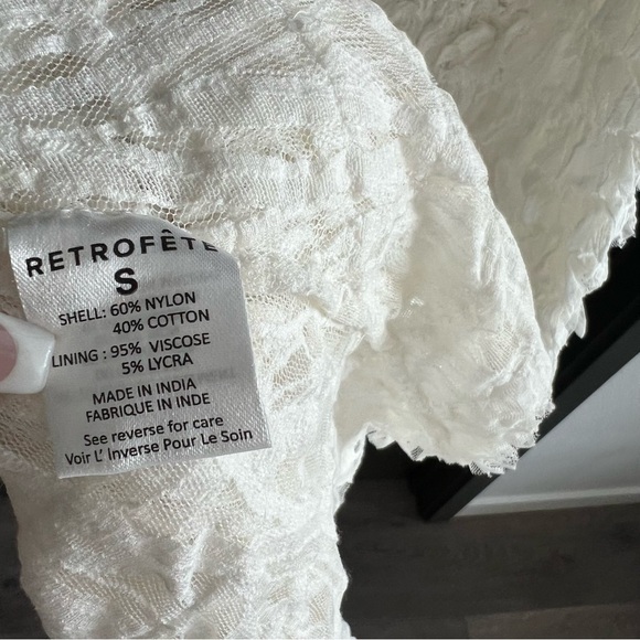 Retrofete Irini maxi Dress in White Size Small NEW! New with tags! - Picture 9 of 12